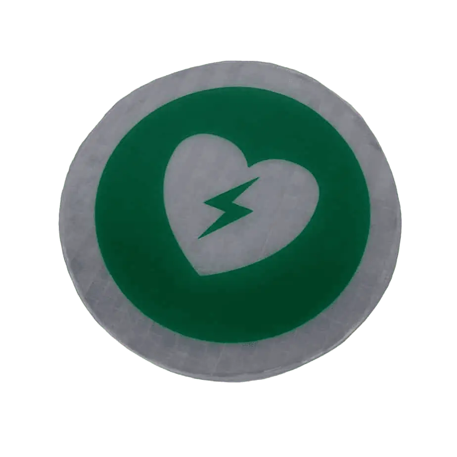 Reflective AED Symbol Badge