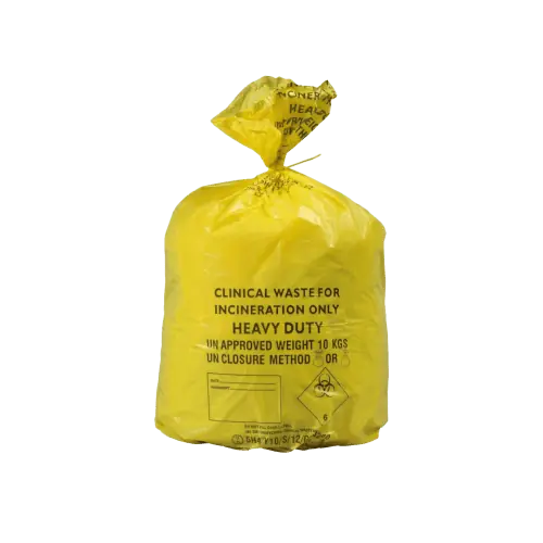 Yellow Clinical Waste Bag