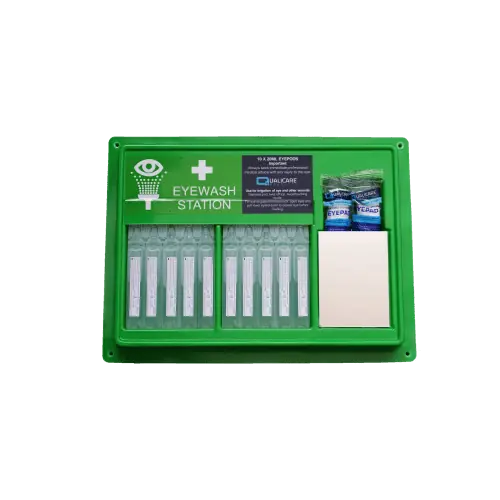 Green Eyewash Station 10 x 20ml