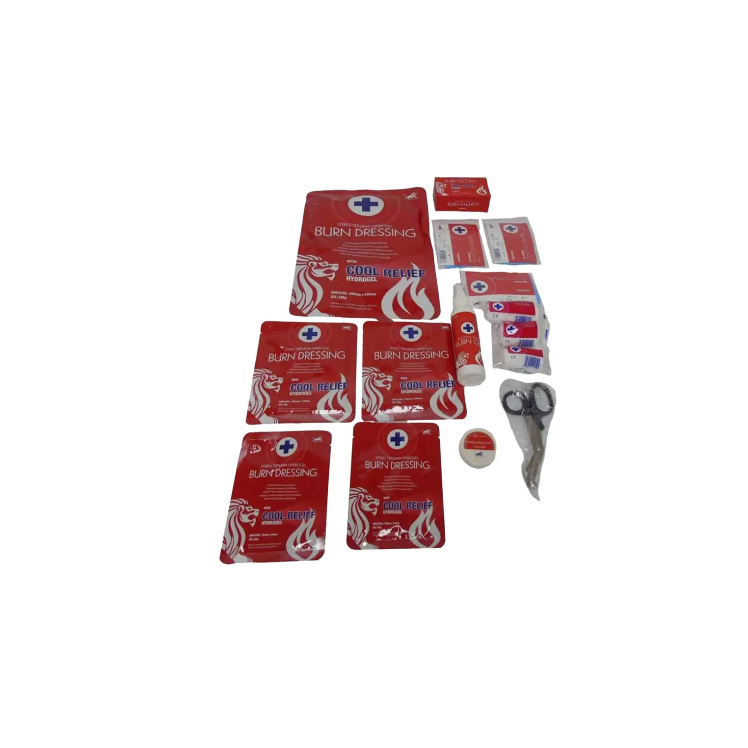 Suggested Refill Burn First Aid Kit