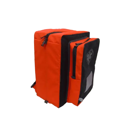 Orange Community Responder Medical Backpack – durable paramedic backpack and first responder backpack designed for organised emergency medical response.