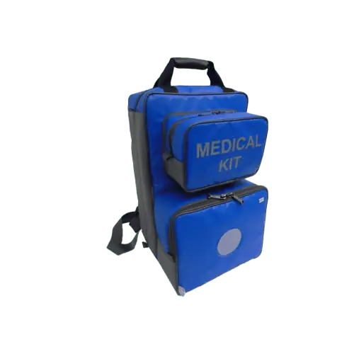 Blue Sports Medical Resus Kit Bag – durable kit bag, professional sports medical bag, and versatile sports backpack designed for organised emergency response.