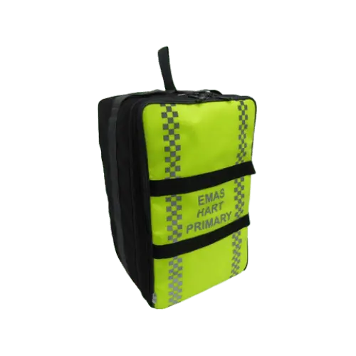 Fluorescent yellow HART Primary Backpack – durable equipment backpack and professional medical bag designed for organised emergency response and easy access.