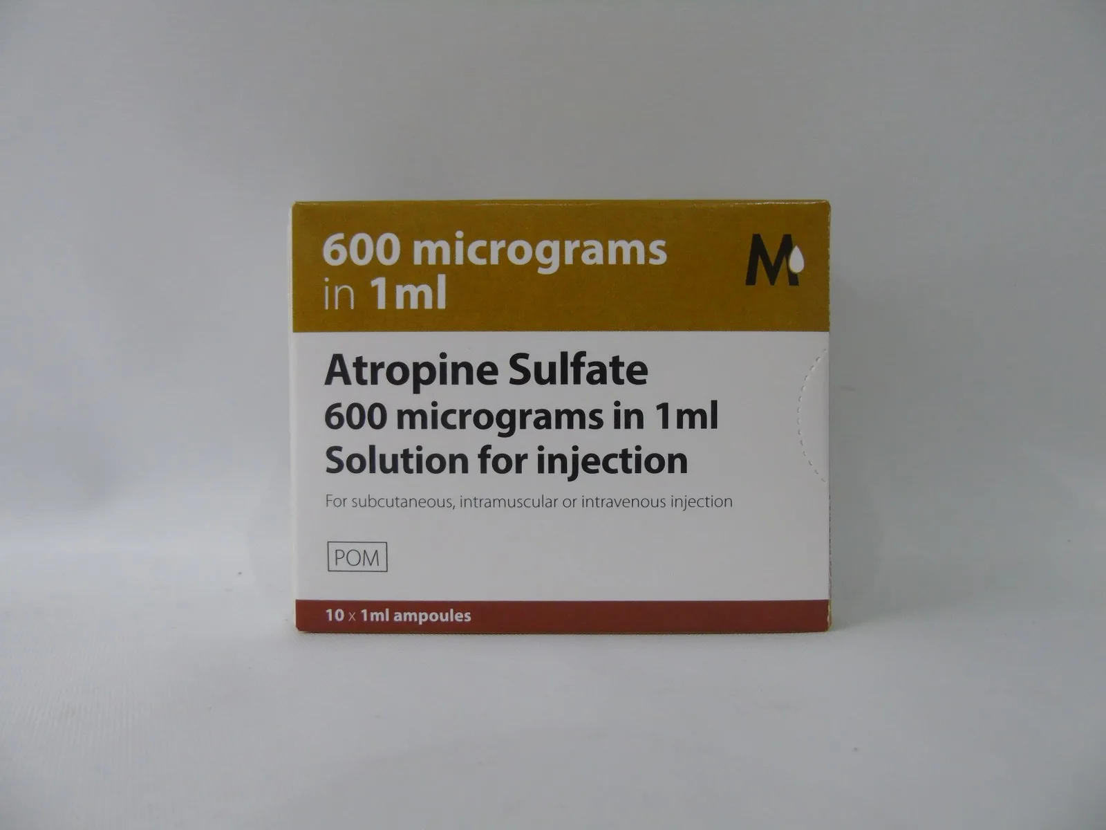 30-00035 2 - Openhouse Products Atropine Ampoules 600mcg (Pack of 10) – Atropine Sulphate medicine UK used for emergency medical treatments, trusted by healthcare professionals.